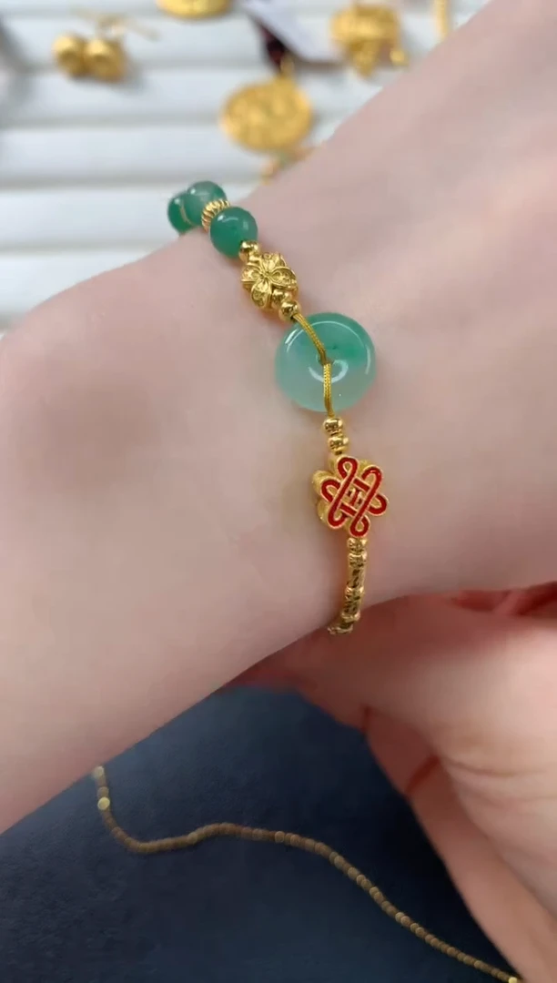 定制足金手链D47|6980