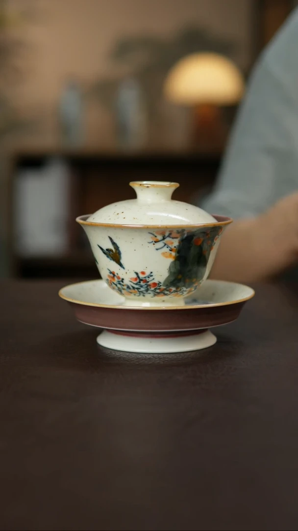 杯景德柴烧手作多人瑕疵