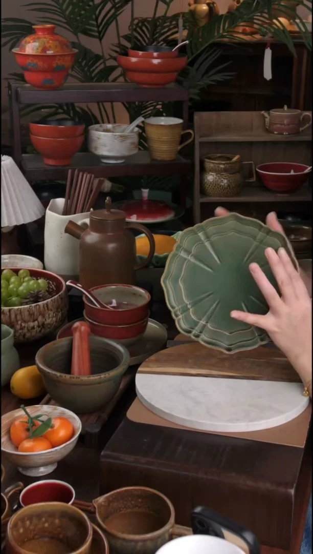 碗微瑕景德镇手工高温餐具壶承