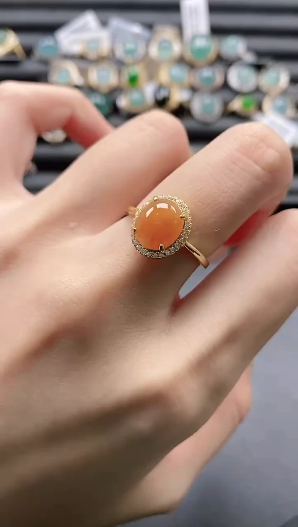 【闪购商品】翡翠戒指银S925镶嵌1111