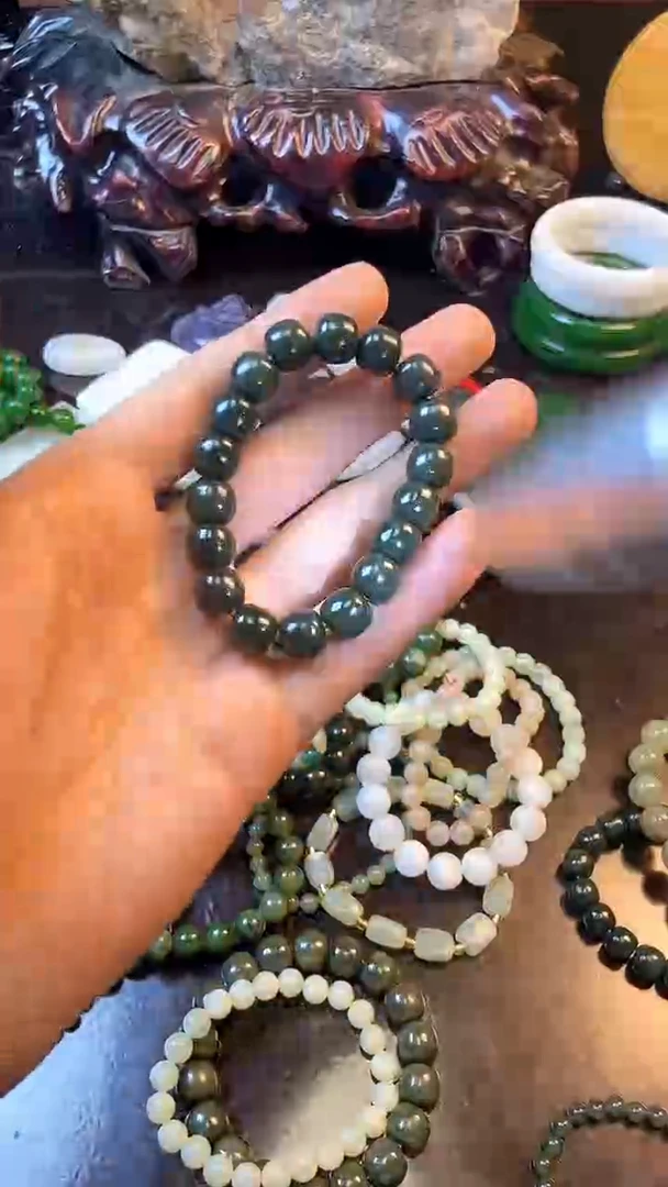 手串未镶嵌和田玉主播推荐！！主播推荐！！