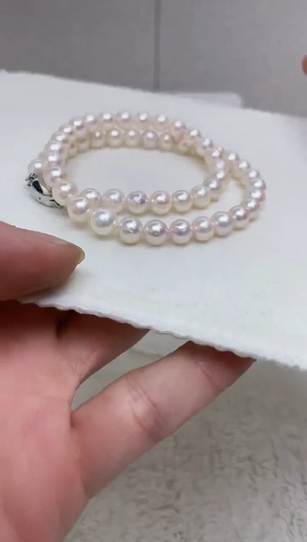 颈饰银S925镶嵌海水珍珠