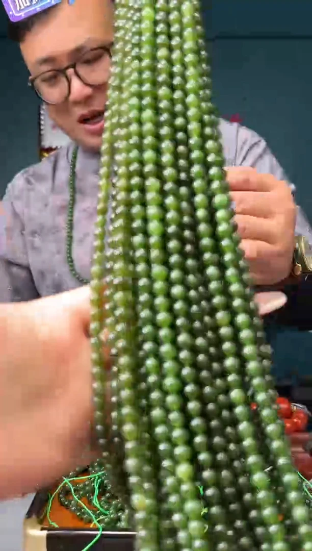 和田玉未镶嵌颈饰长链 多样性发拍一发一