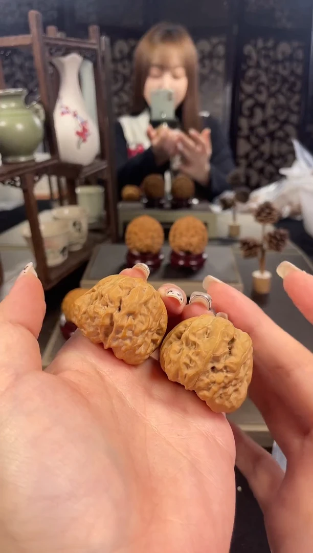 【闪购商品】文玩核桃把件蛤蟆头38尺-10