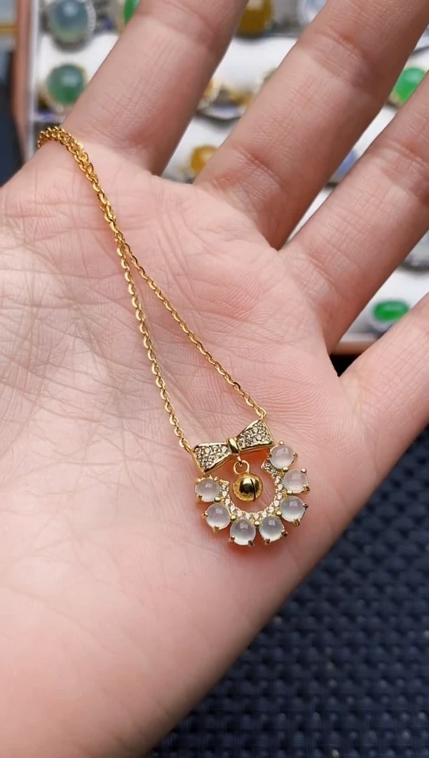 银S925镶嵌戒指翡翠0549