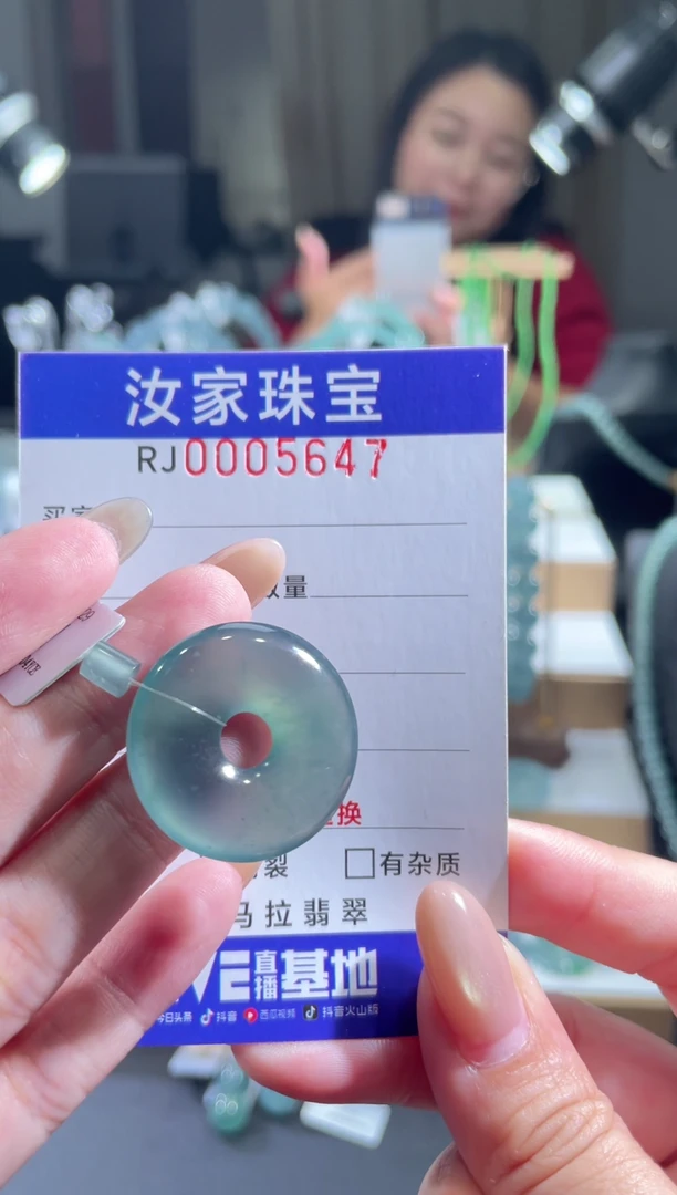 未镶嵌挂件翡翠5647