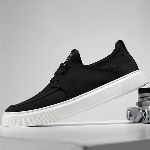 路易弗狄男士布鞋透气男鞋软底休闲布板鞋舒男士低帮软底休闲鞋