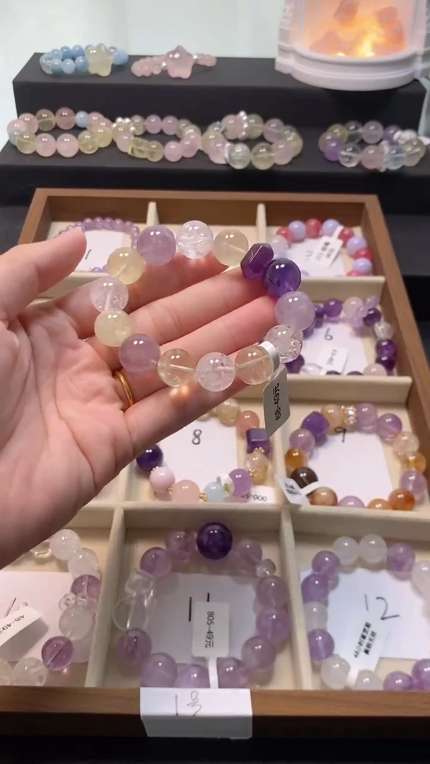 未镶嵌手串水晶68