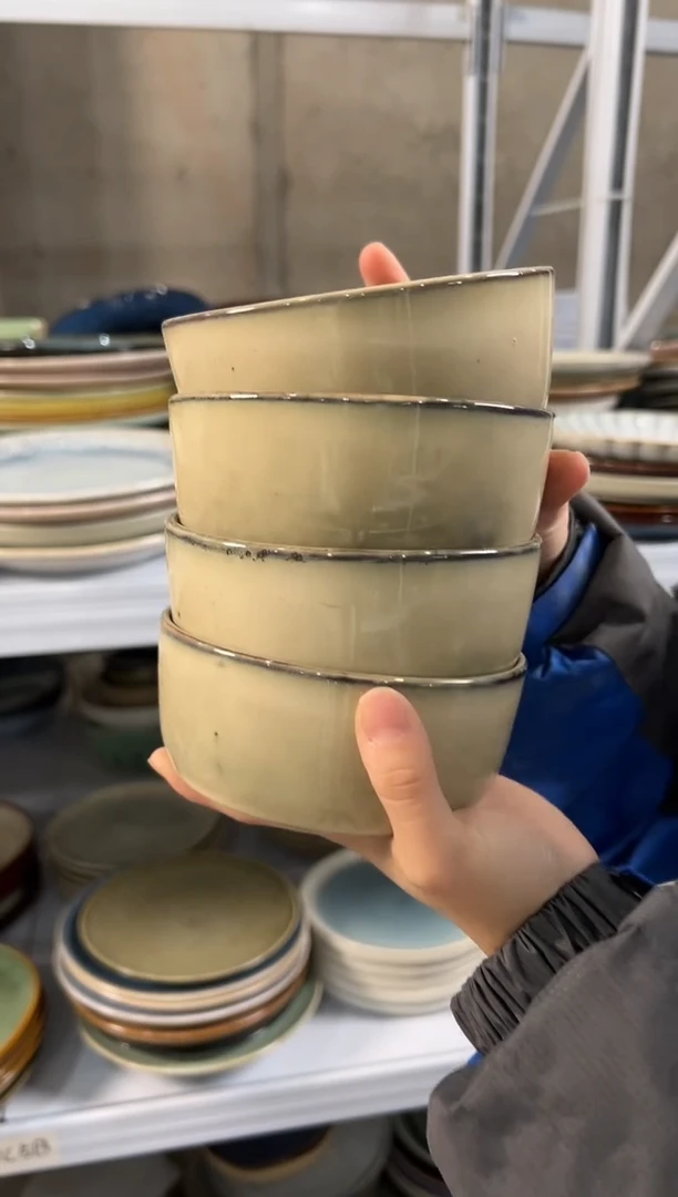 陶瓷外贸尾货瑕疵满20包邮X4 小号米饭碗
