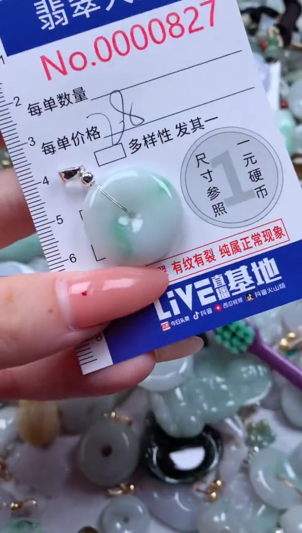 吊坠(不含链)未镶嵌翡翠827