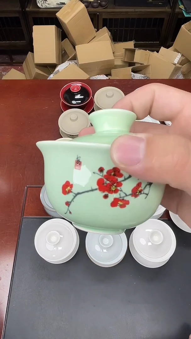 陶瓷茶具临时链接瓷盖碗
