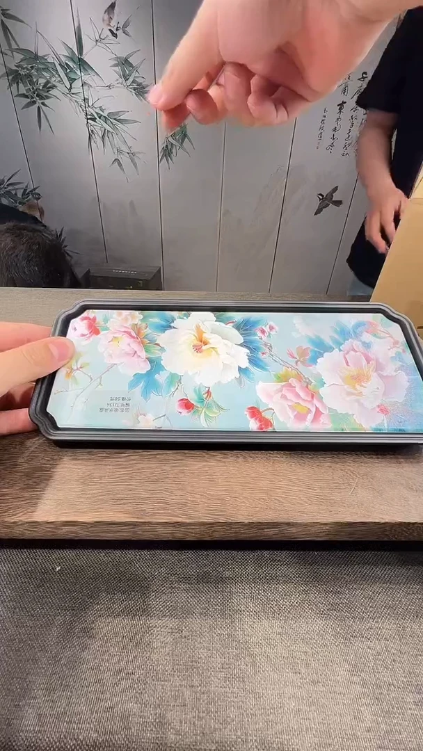 花开富贵吸水茶盘TJ134