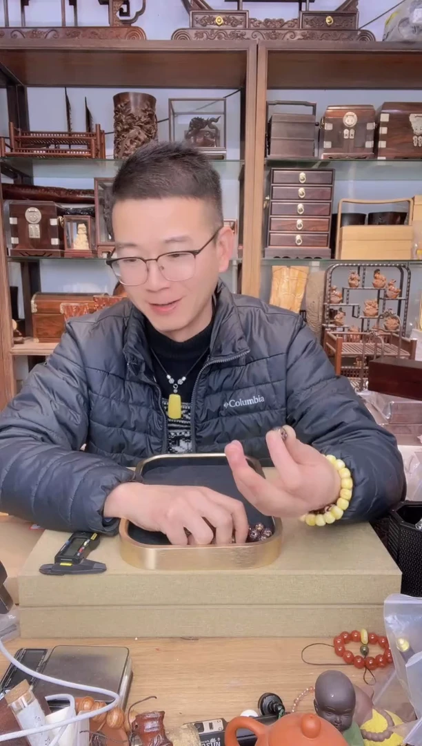 【闪购商品】乌木类书架082大漆圆珠单颗