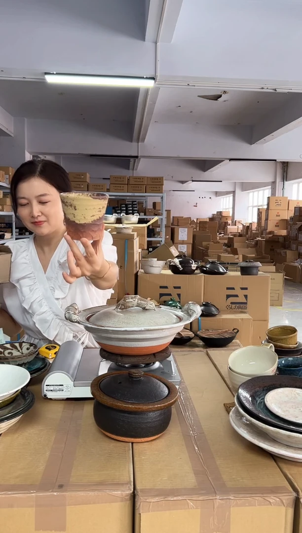 45%以上骨粉骨瓷无盖陈*棕色杯子一盒