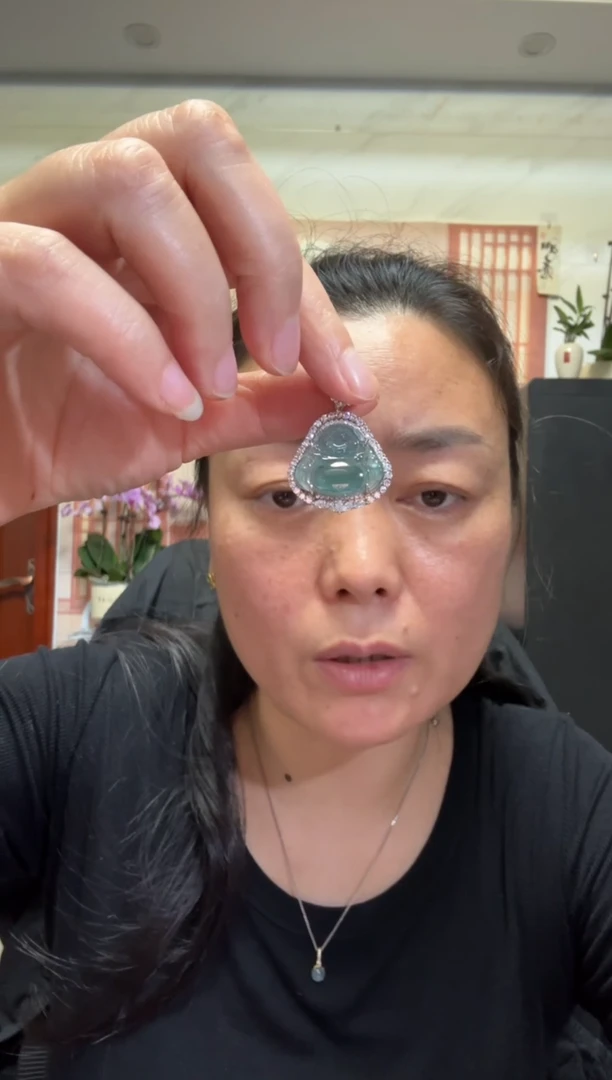 颈饰银S925镶嵌翡翠【多样性发其一】00003195