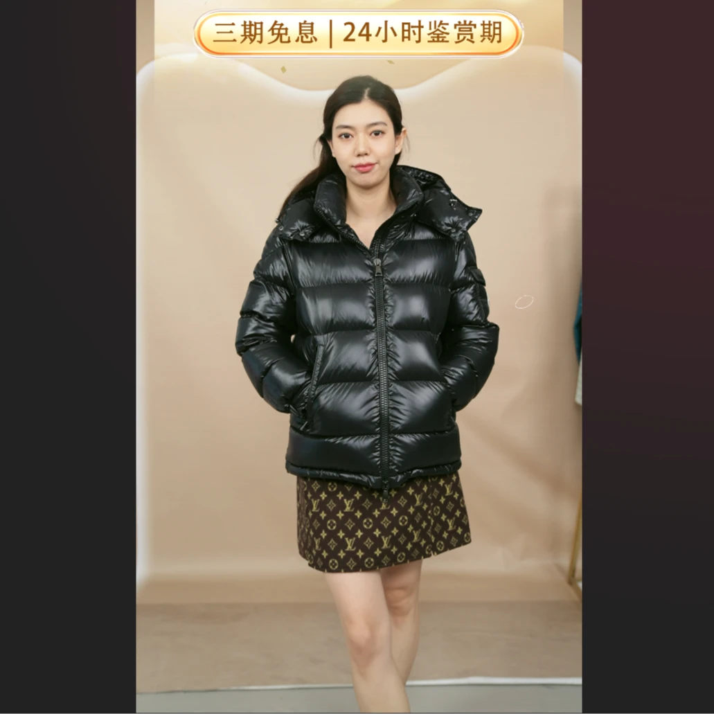 95新 MONCLER 麦殿/外套黑色0码/251007WQQGD01