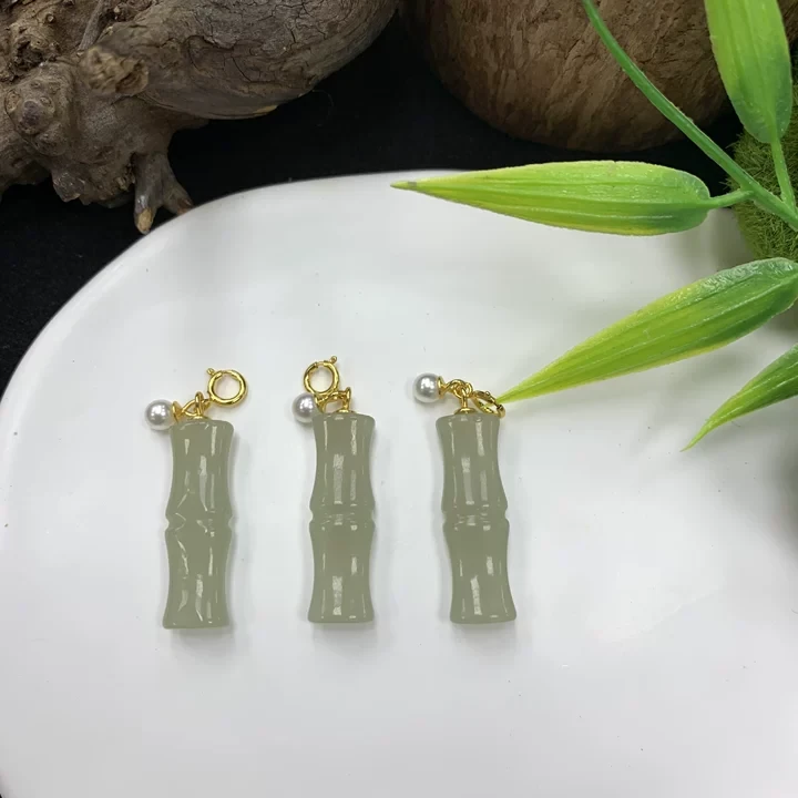 和田玉竹节FL2多样性发其一CP配绳