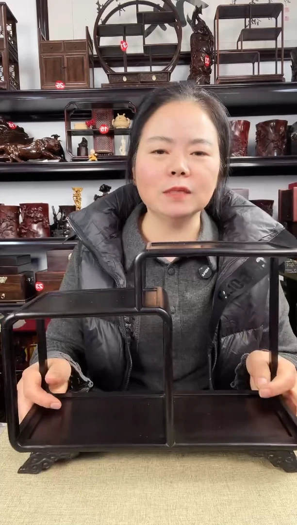 木瑕疵黑二连老李红木工艺品