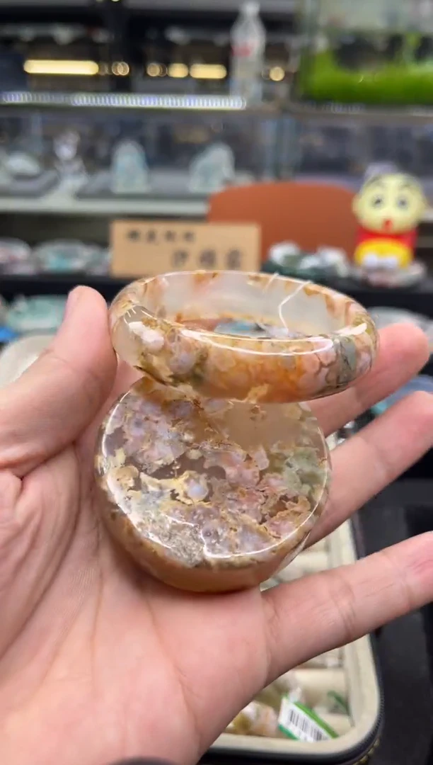 未镶嵌手镯石英质玉56圈口（赠品镯心）s95721