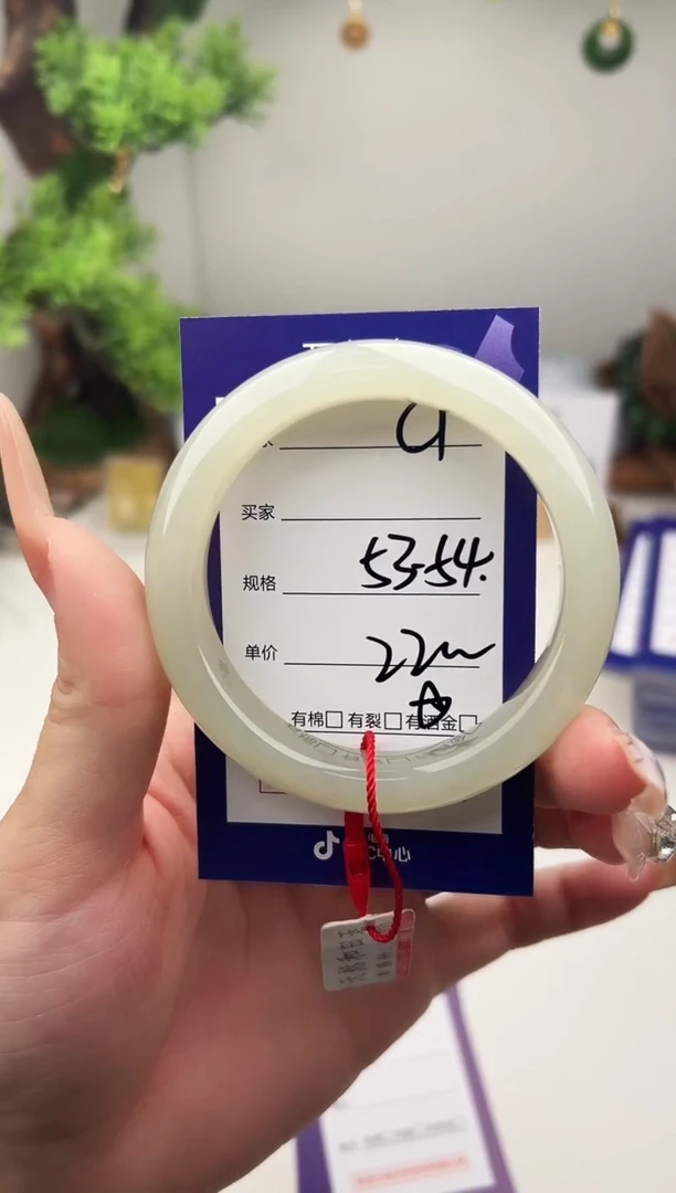 未镶嵌手镯和田玉微色差C1