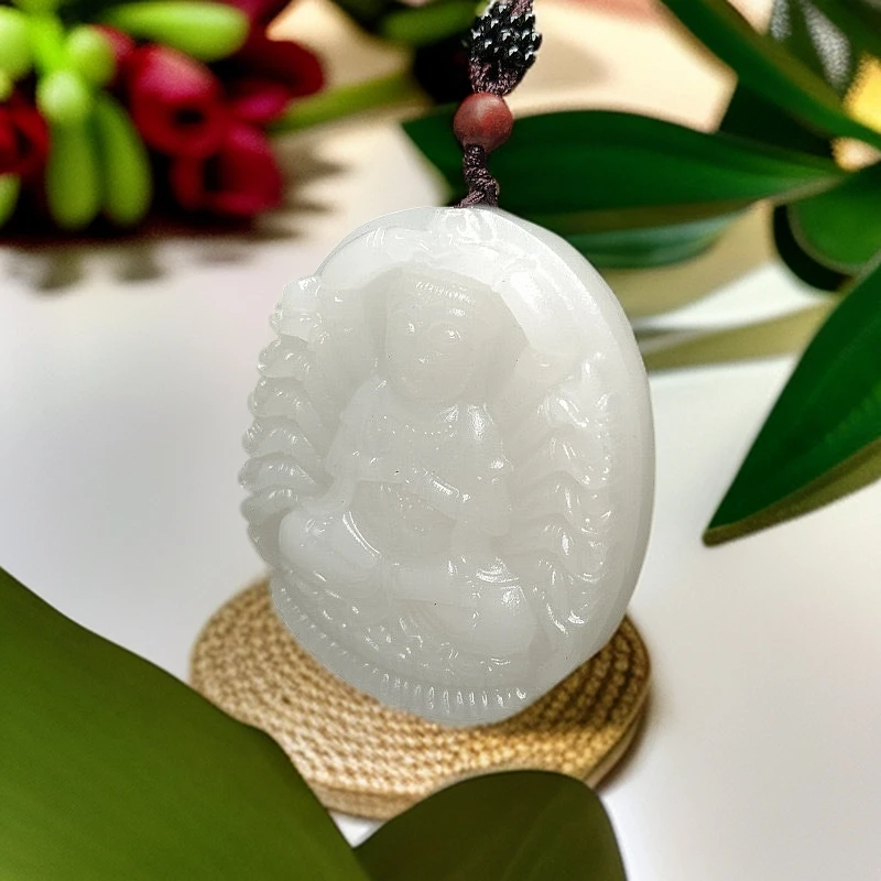 高奢/天然玉石/千手观音吊坠/补贴价/多样性发货其一/随机赠绳