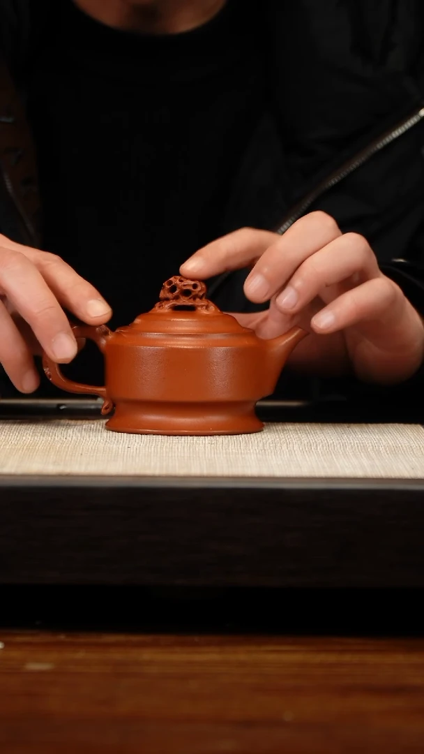 茶壶紫砂朱泥磐石