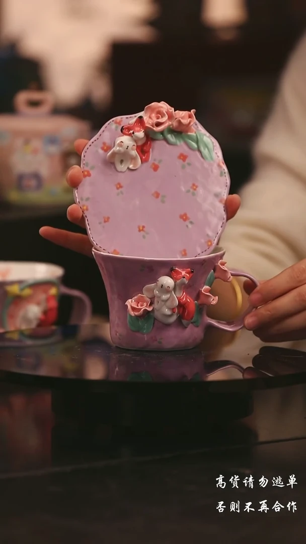 陶瓷景德镇可爱设计师款陶瓷