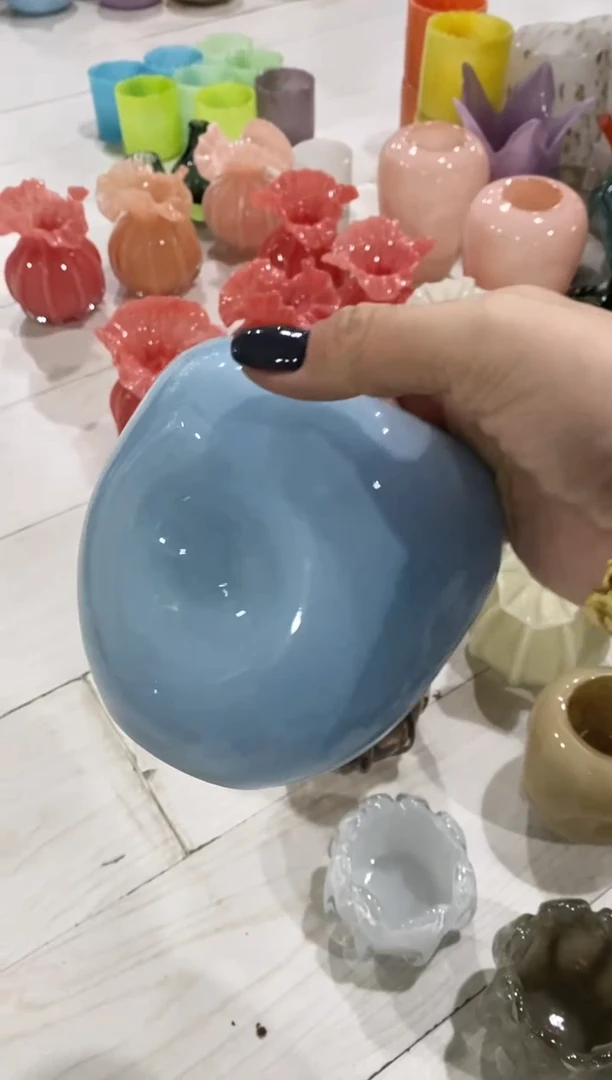 慕忆家手作琉璃花瓶