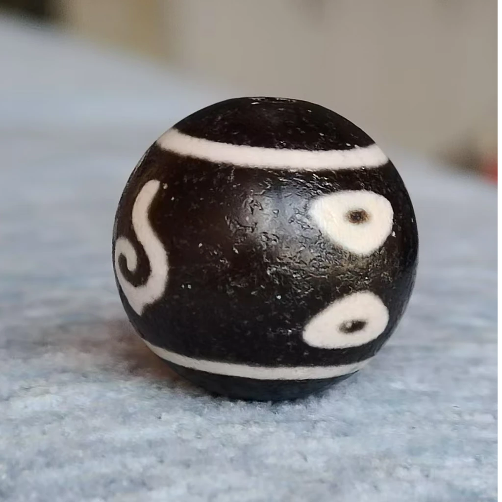 静雅古珠-玛瑙藏珠吊坠1颗.尺寸19+mm.可做锁骨吊坠.可配多宝串