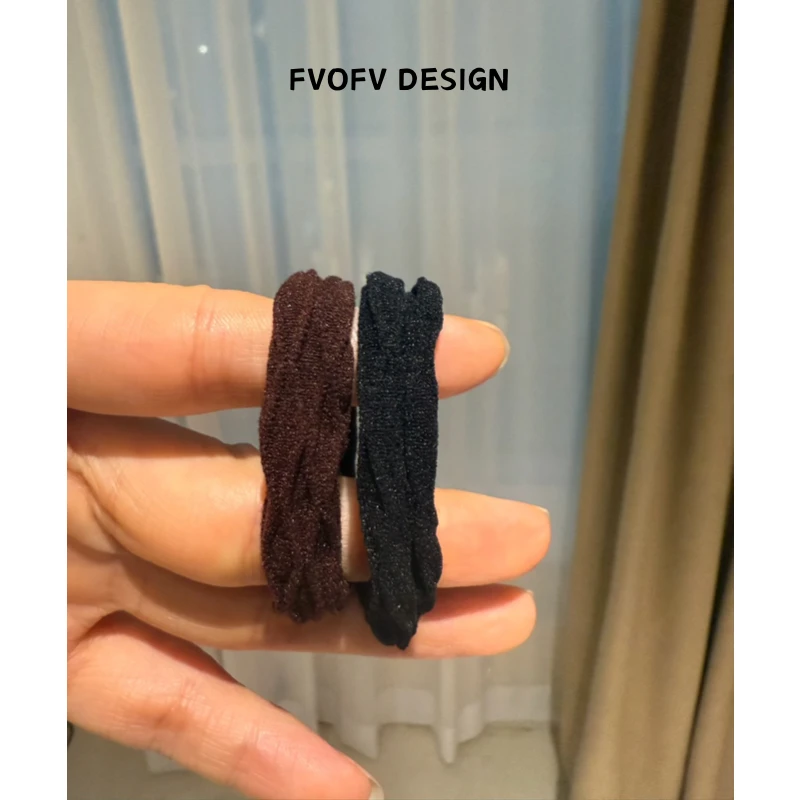 【发圈】人手必入！高弹力耐用发绳皮套简约无接缝发圈X2025