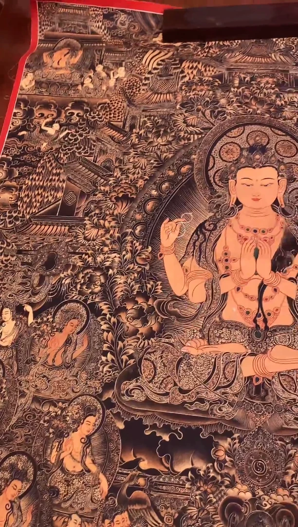 装裱画精美唐卡tk16140