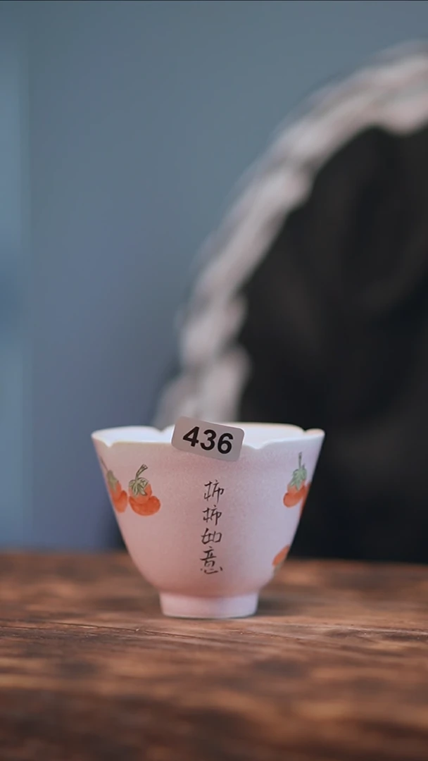 【闪购商品】436景德镇手绘柿柿如意