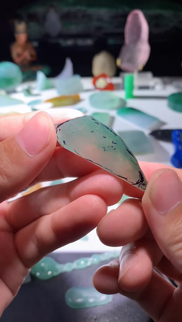 未镶嵌定制翡翠天****乐福瓜