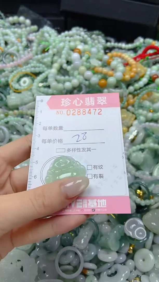 翡翠未镶嵌颈饰闪购0288472