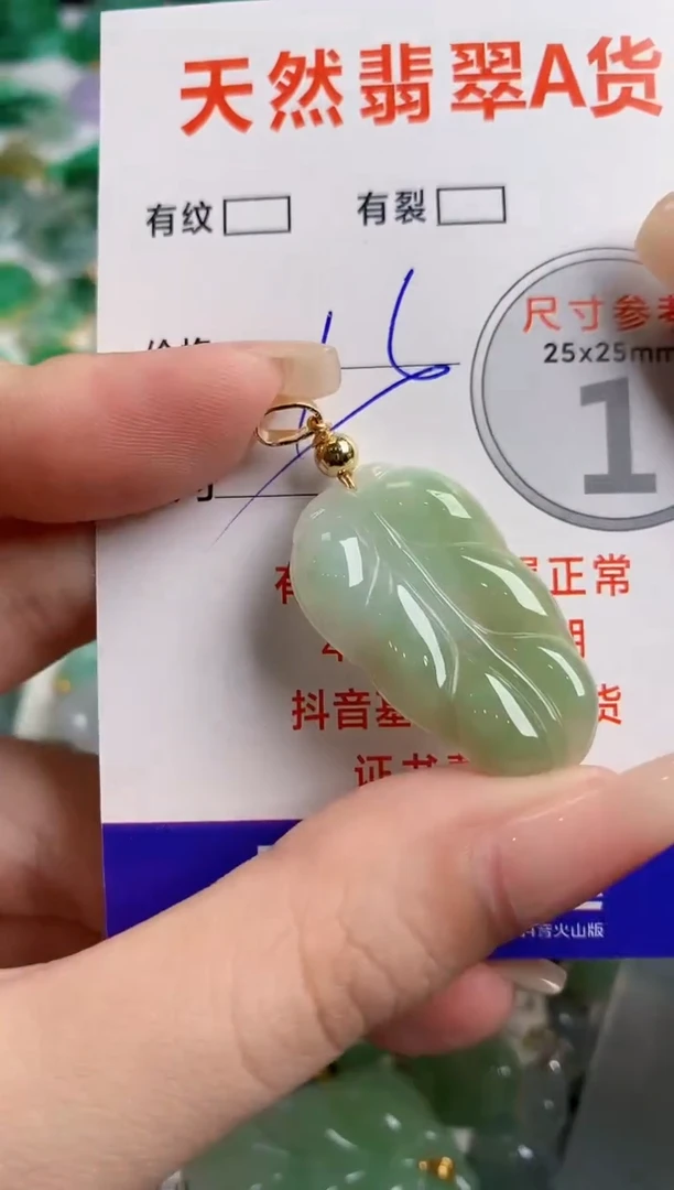 翡翠未镶嵌颈饰24001525
