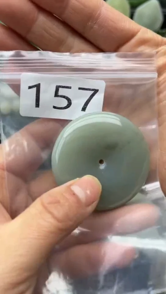 未镶嵌和田玉珠宝半成品扣子