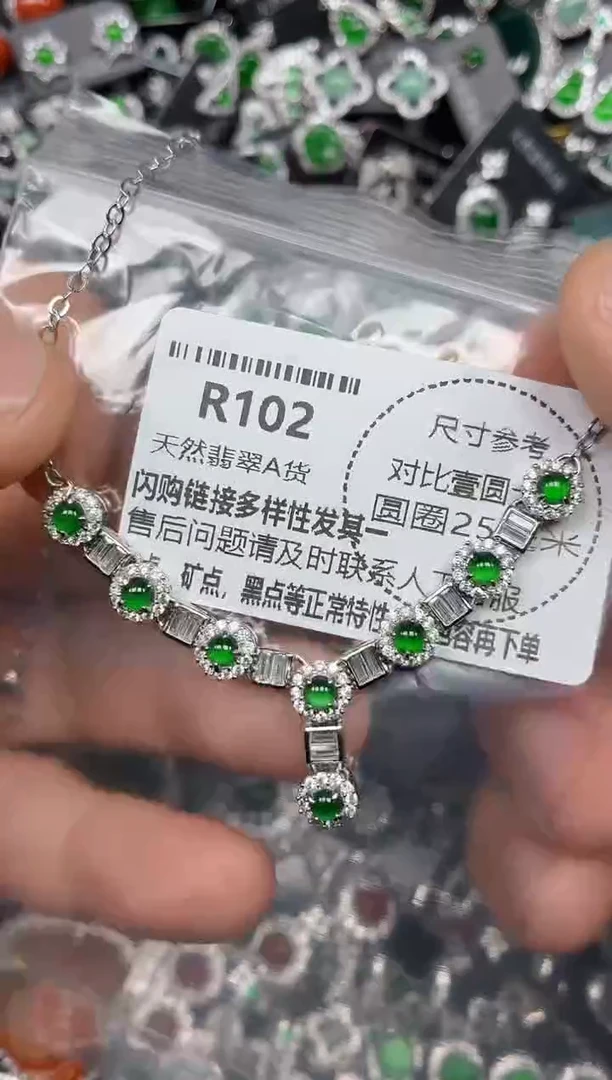 颈饰未镶嵌翡翠R102项链
