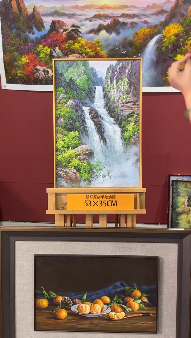 油画【26号】约53*35丨朝鲜原创纯手绘孤品油画丨顺丰包邮
