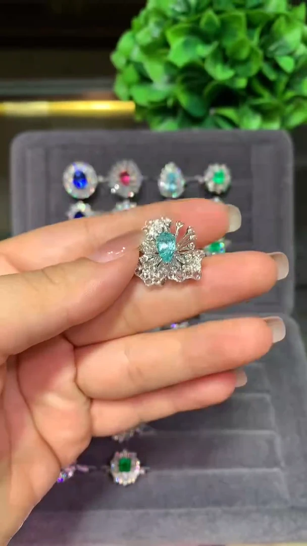 18K金镶嵌戒指碧玺1.05ct