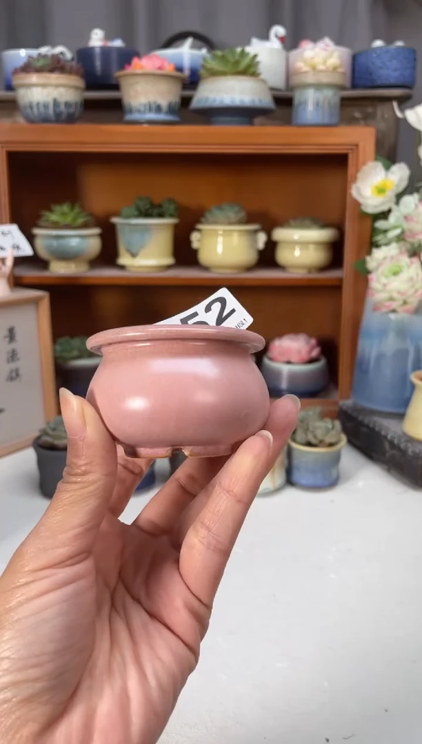 瓷片252知木小芳花盆