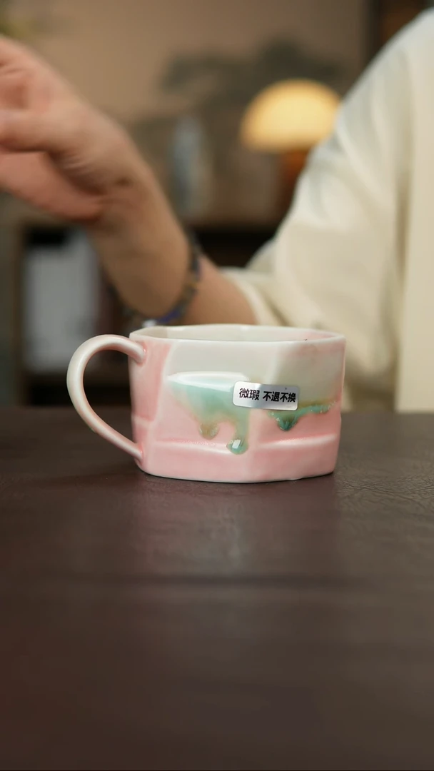 杯景德柴烧手作多人瑕疵