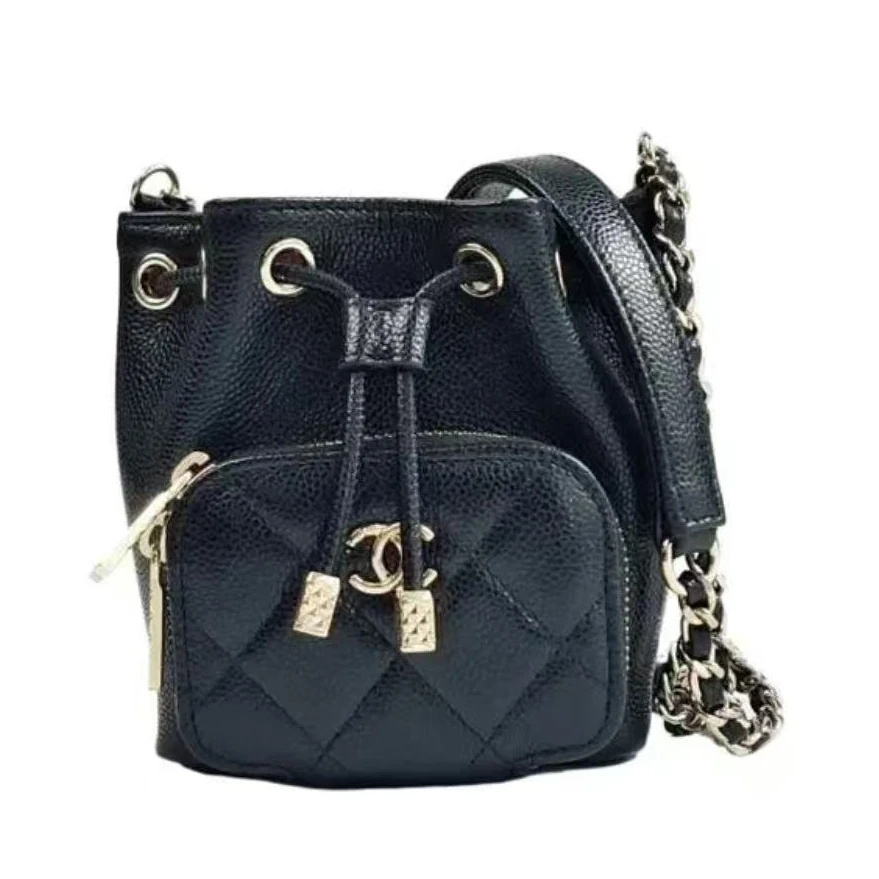 90新 Chanel/香奈儿  安洁利严选CF 经典口盖包/KL 单肩包