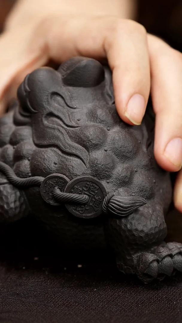 紫砂茶宠紫砂金蟾