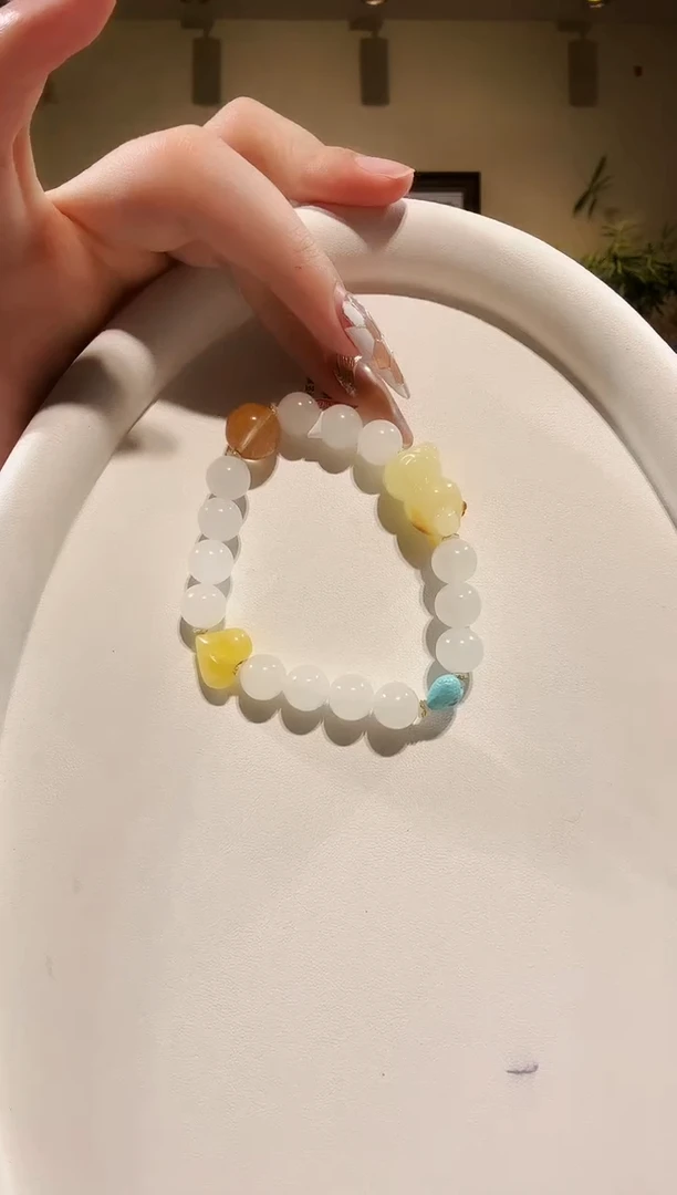 手链未镶嵌和田玉手串