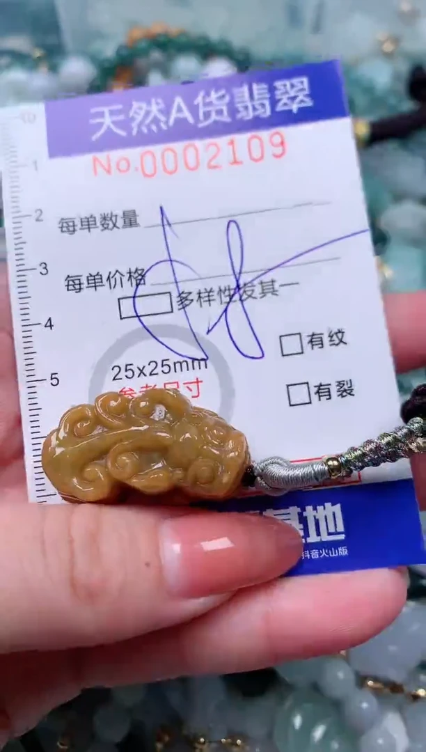 【闪购商品】翡翠颈饰未镶嵌00002109