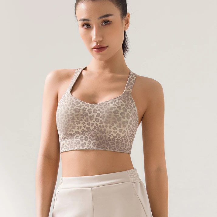 AEROBI ACTIVE燕麦豹纹一体式连体杯运动套装1780+3710