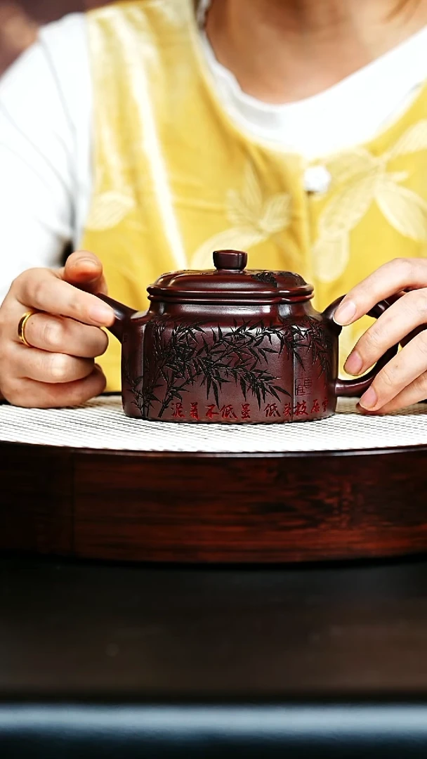 茶壶紫砂凛霜德钟