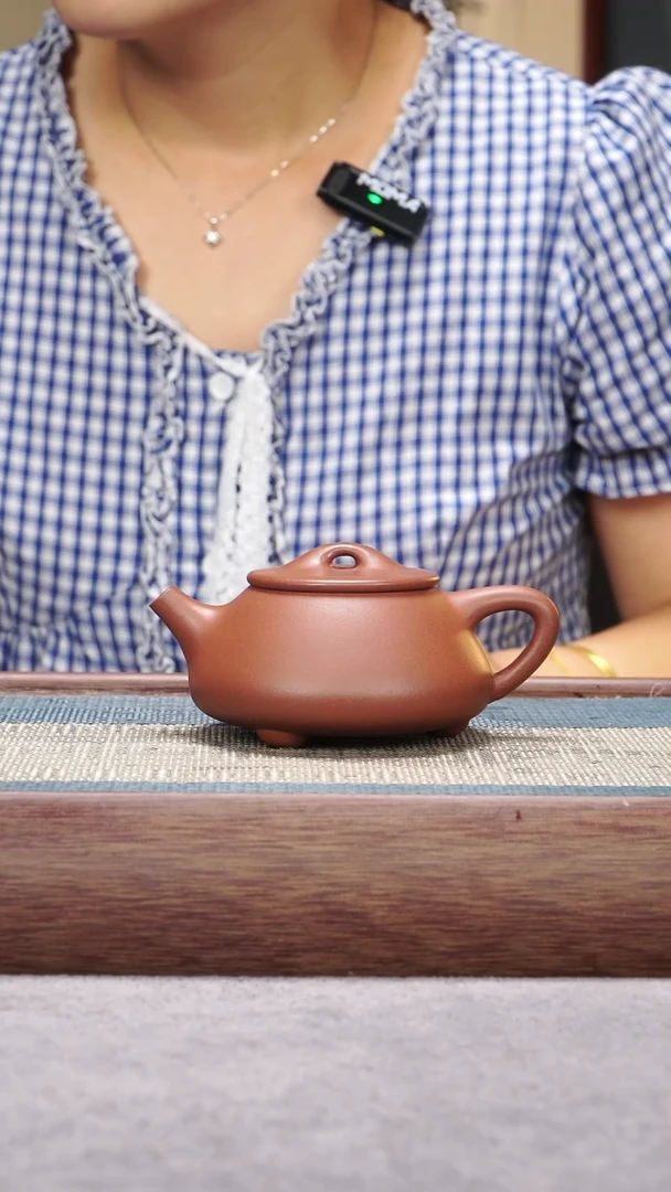茶壶紫砂紫泥景舟石瓢