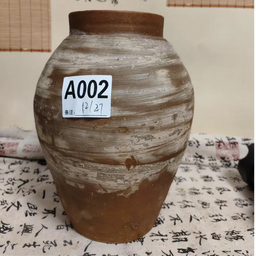 粗陶花瓶客厅陶罐插花水培老桩花盆摆件特价