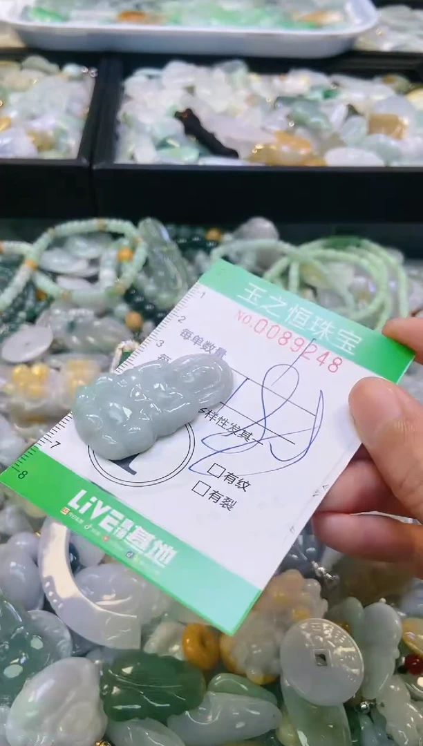 翡翠未镶嵌颈饰闪购0089248